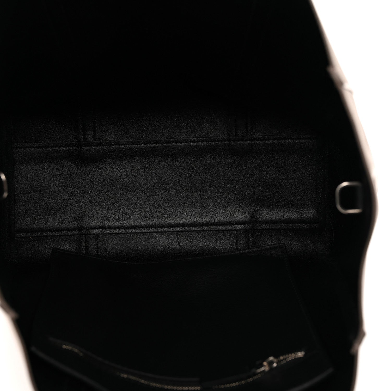 Calfskin XS Everyday Tote Light Beige Black