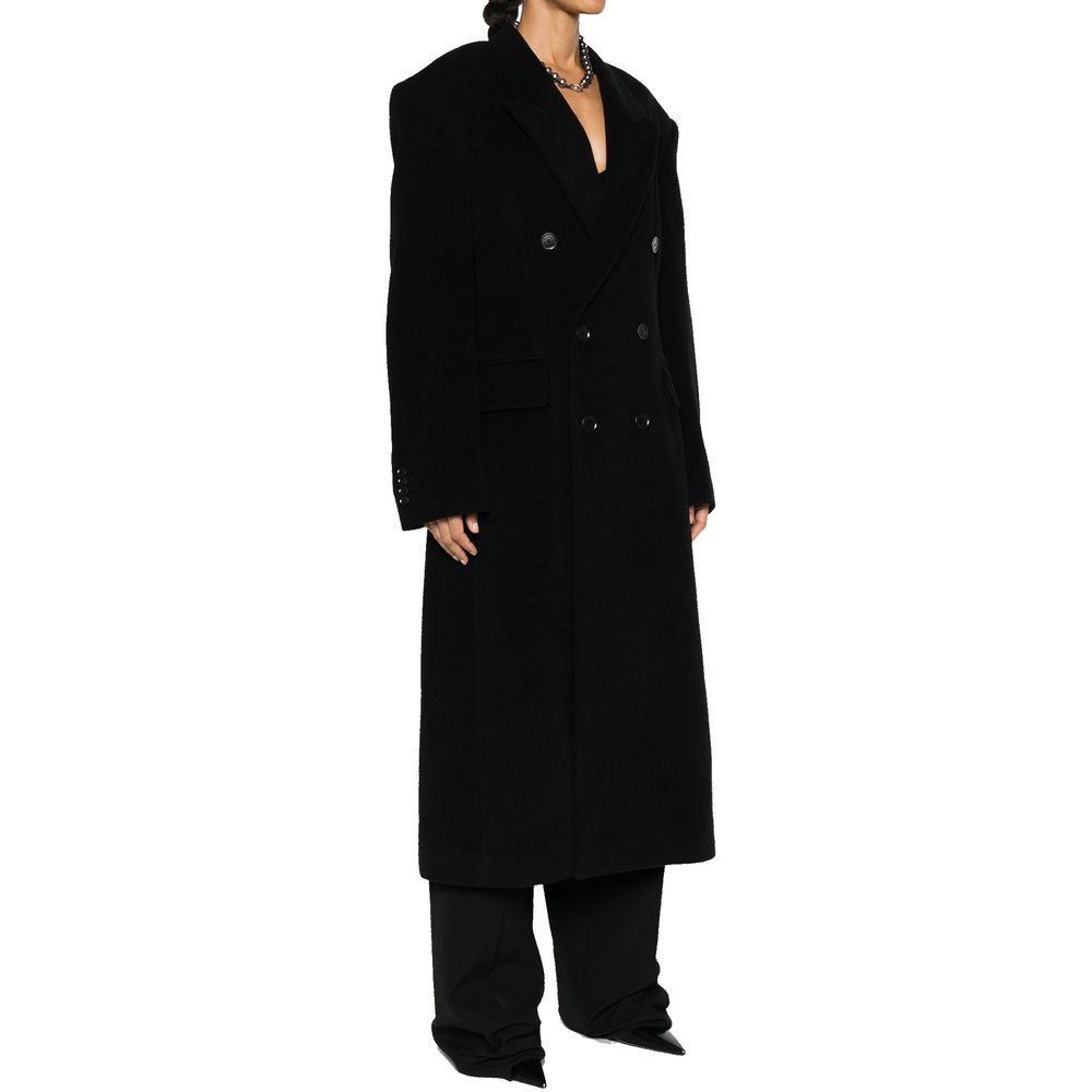Balenciaga Black Cashmere women Coat