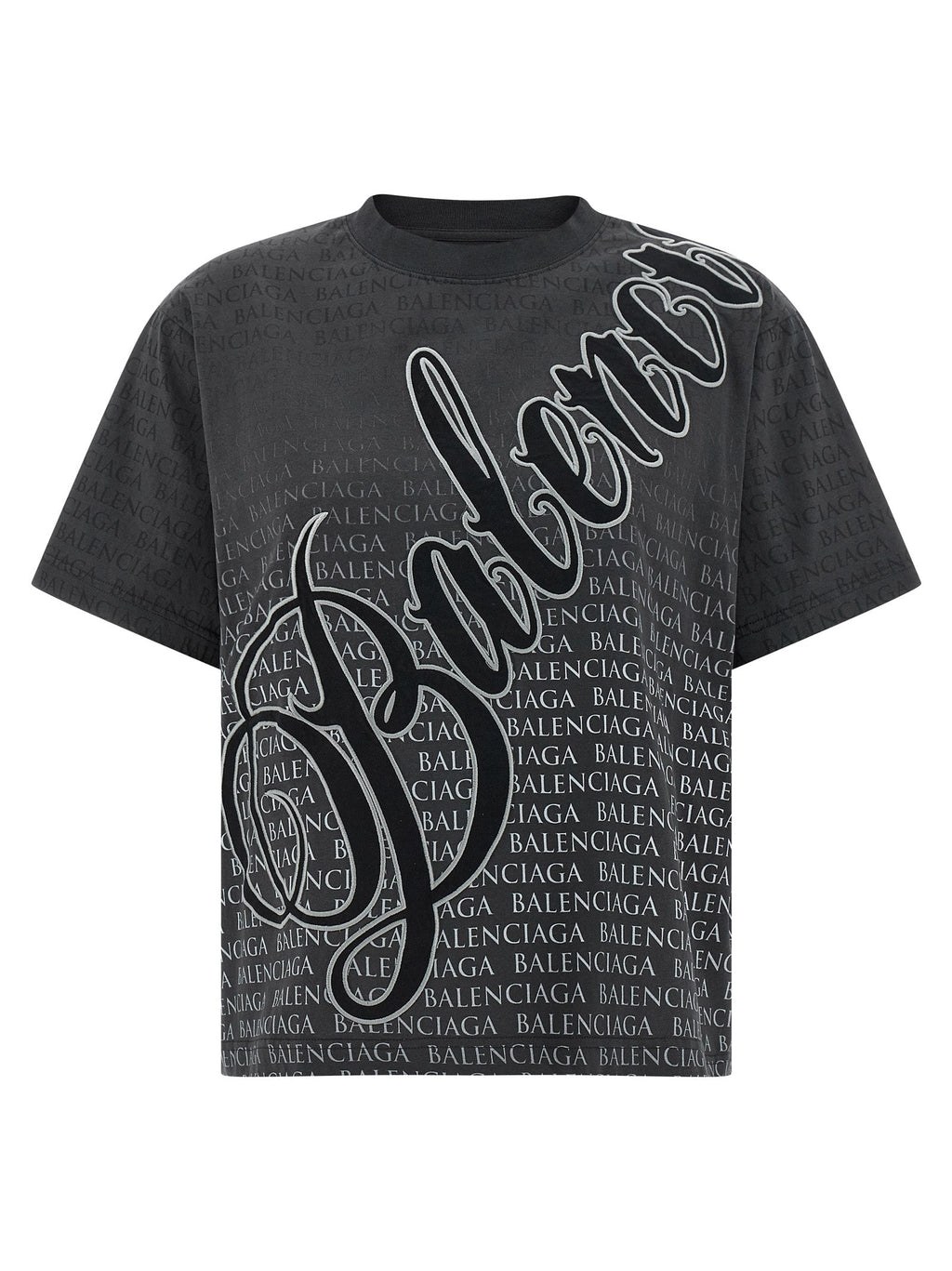 Balenciaga Black Cotton Women's T-Shirt