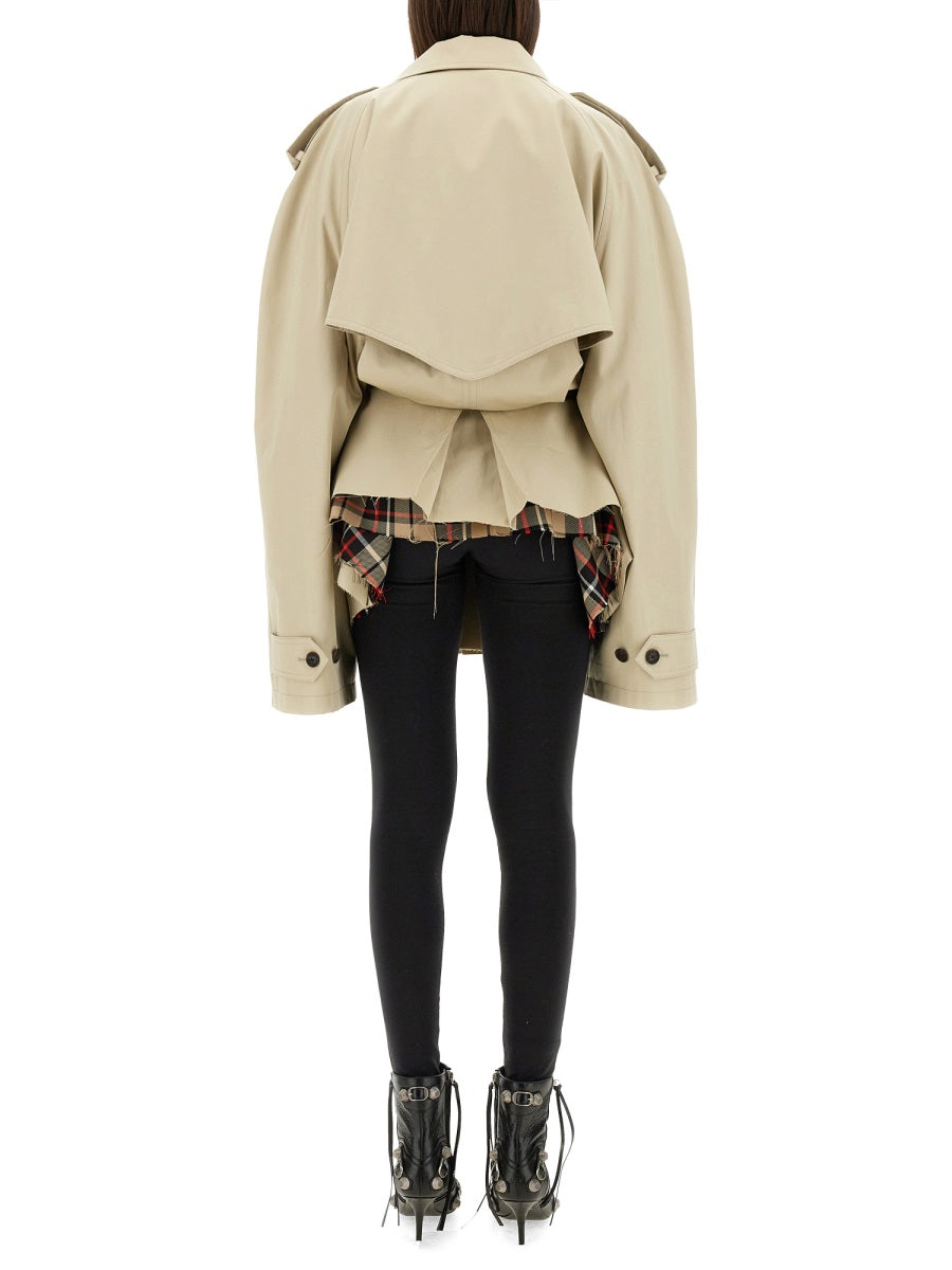 Balenciaga Women Trench Cropped