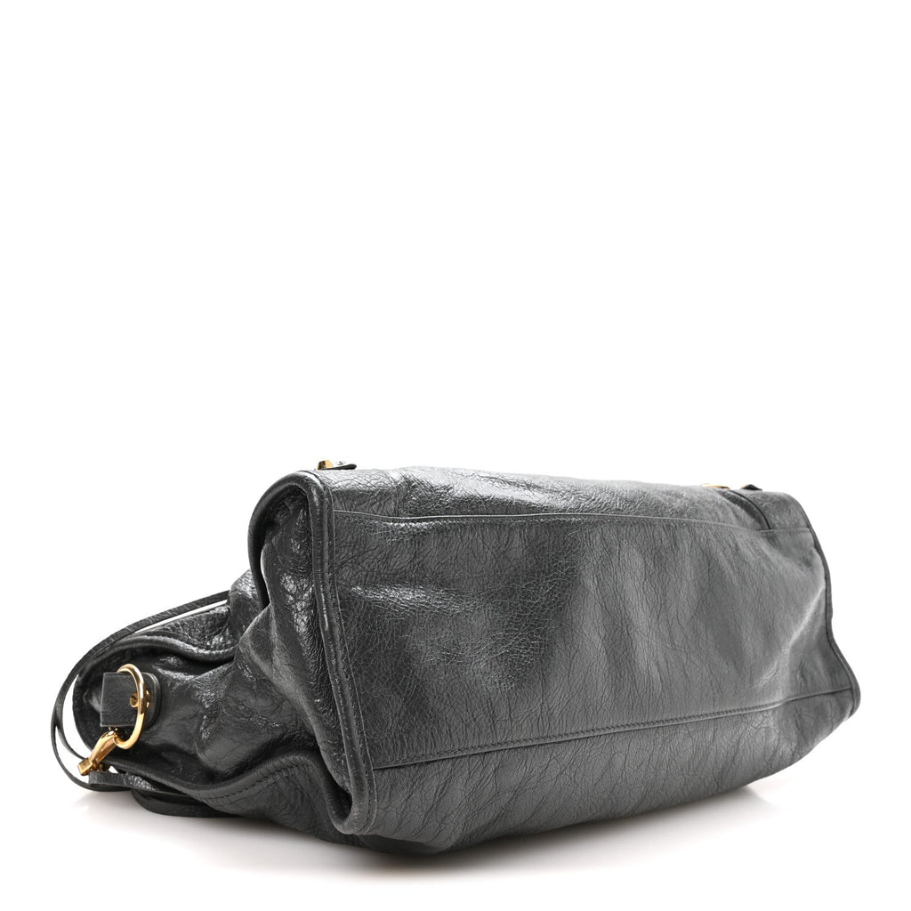 Agneau Classic Gold Hardware City Gris Fossile