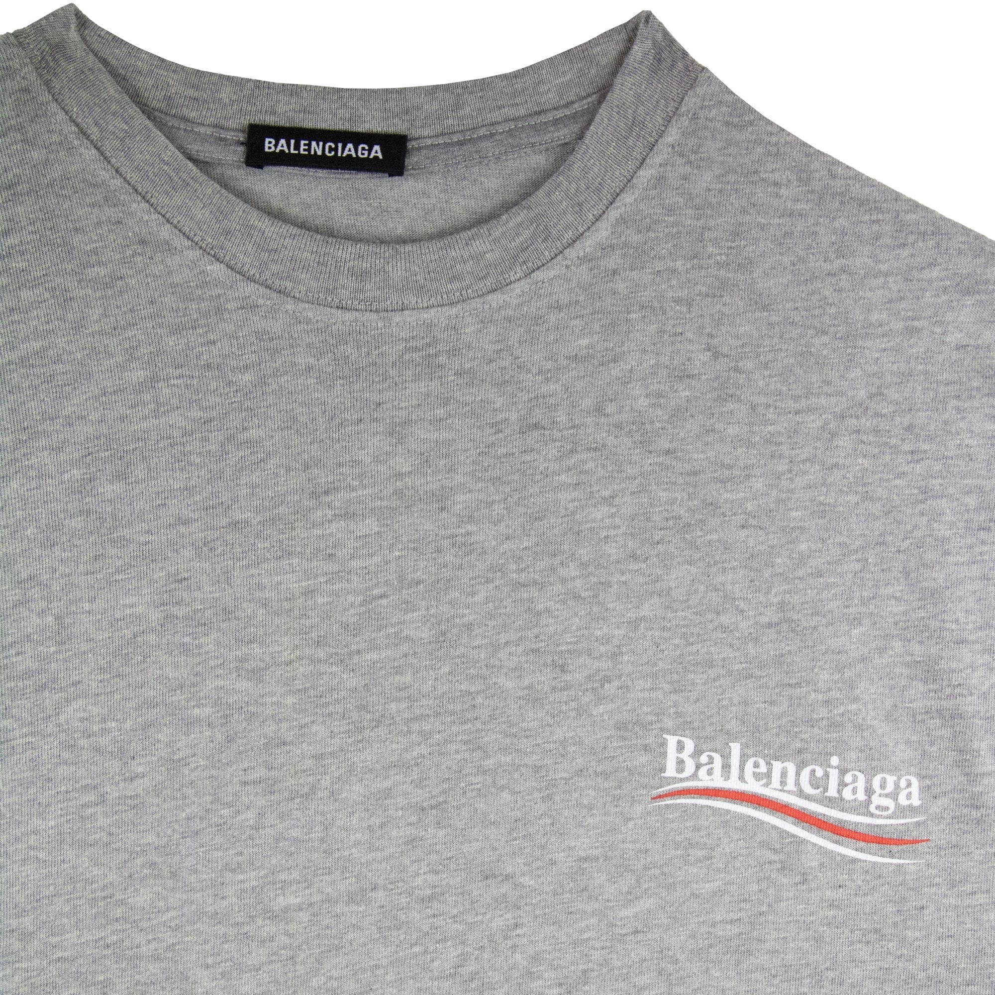Balenciaga Political S/s T-Shirt Grey 1300