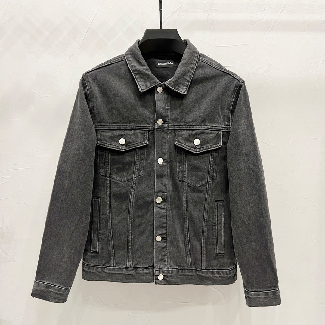 Balenciaga 2025SS BB logo Denim Jacket