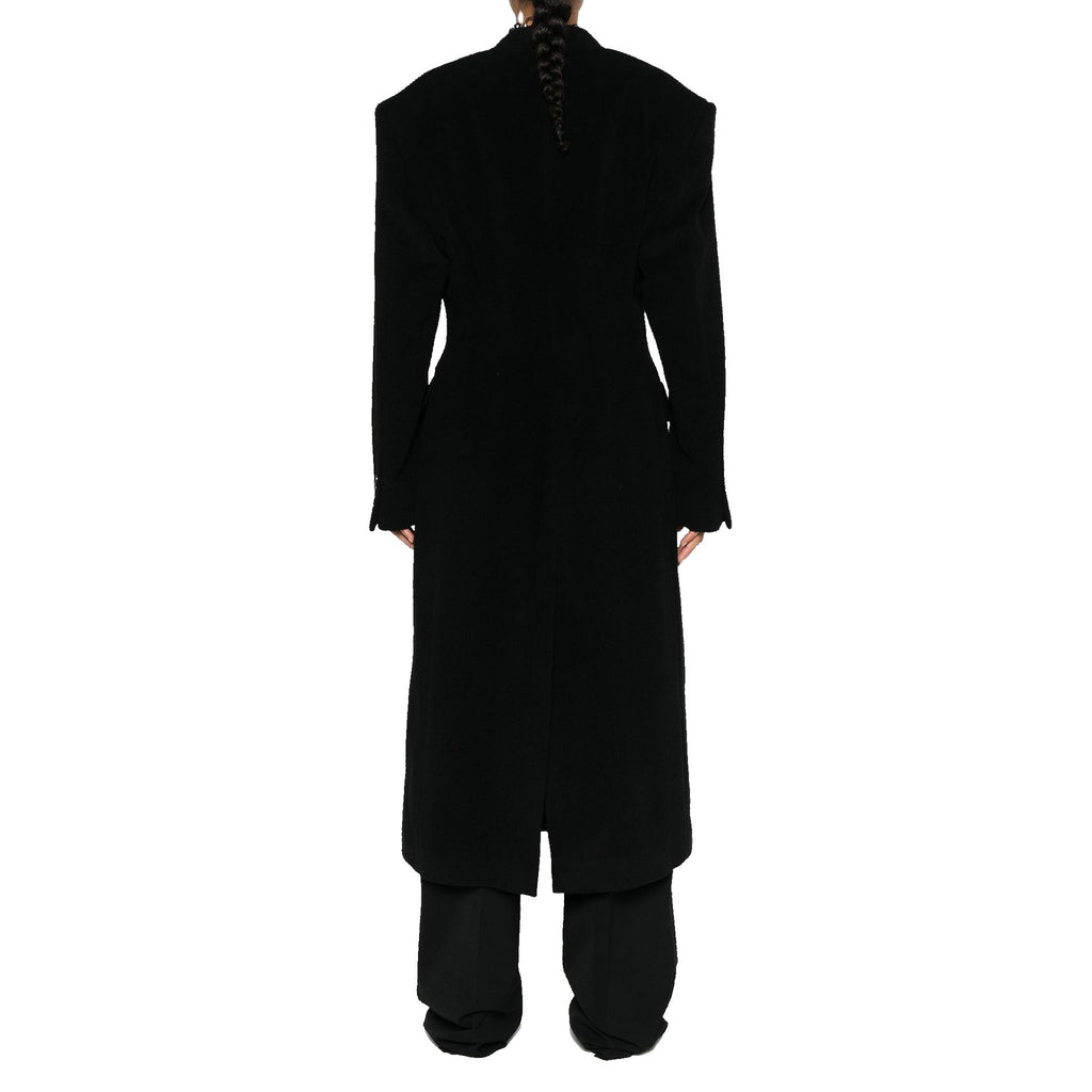 Balenciaga Cashmere And Wool Cinched Coat Women