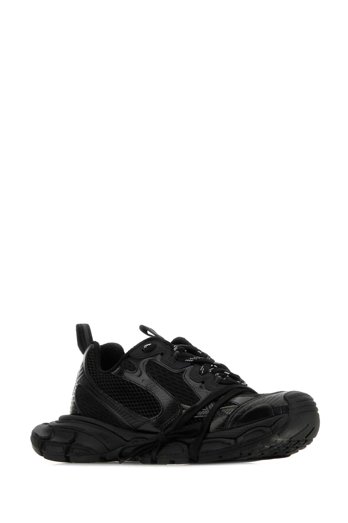Balenciaga Men Black Mesh And Rubber 3Xl Sneakers
