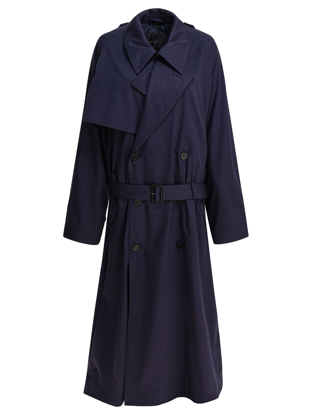 Balenciaga Women Cotton Coat Blue