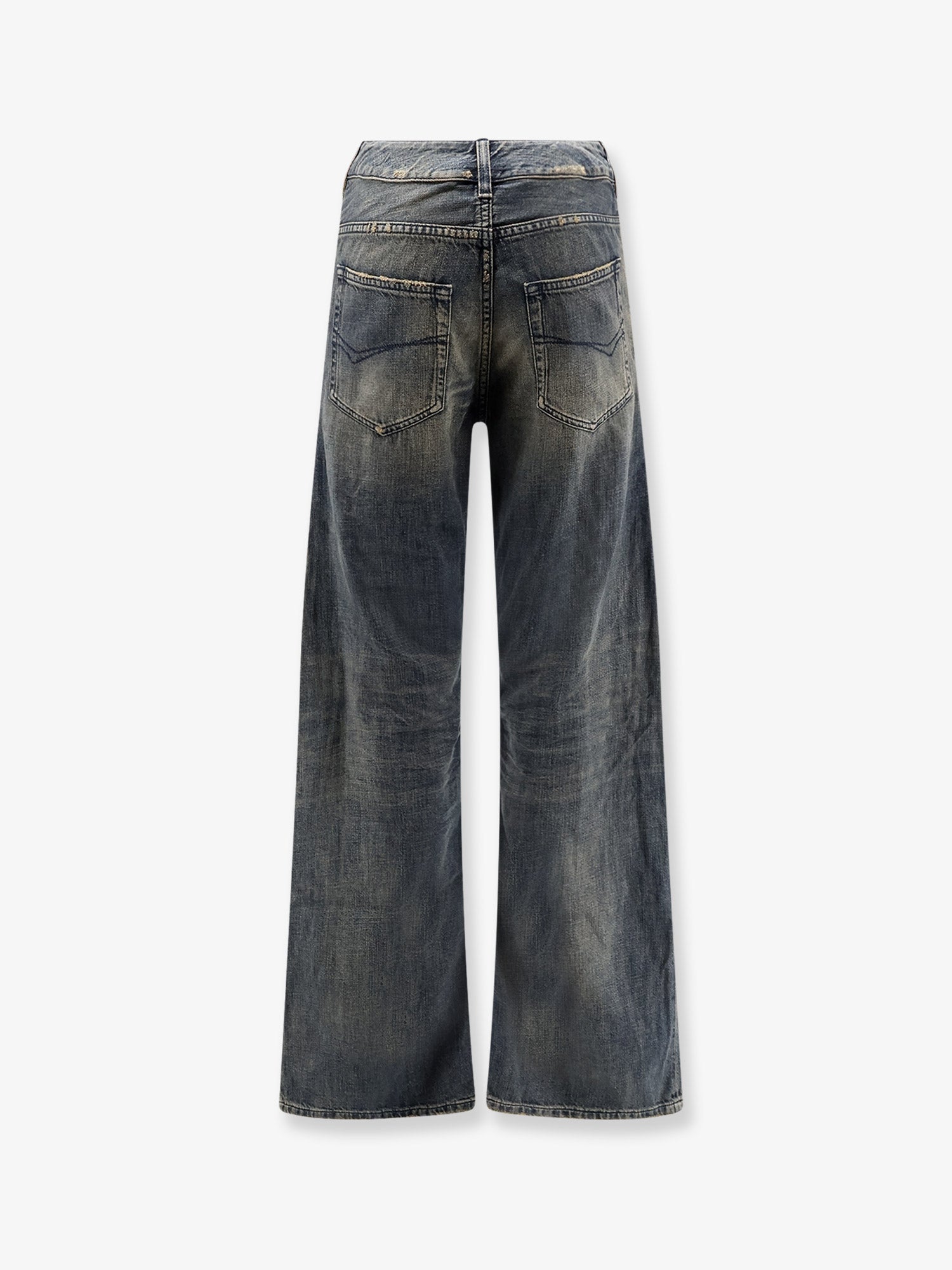 Balenciaga Women Curved Waist Pants Jeans