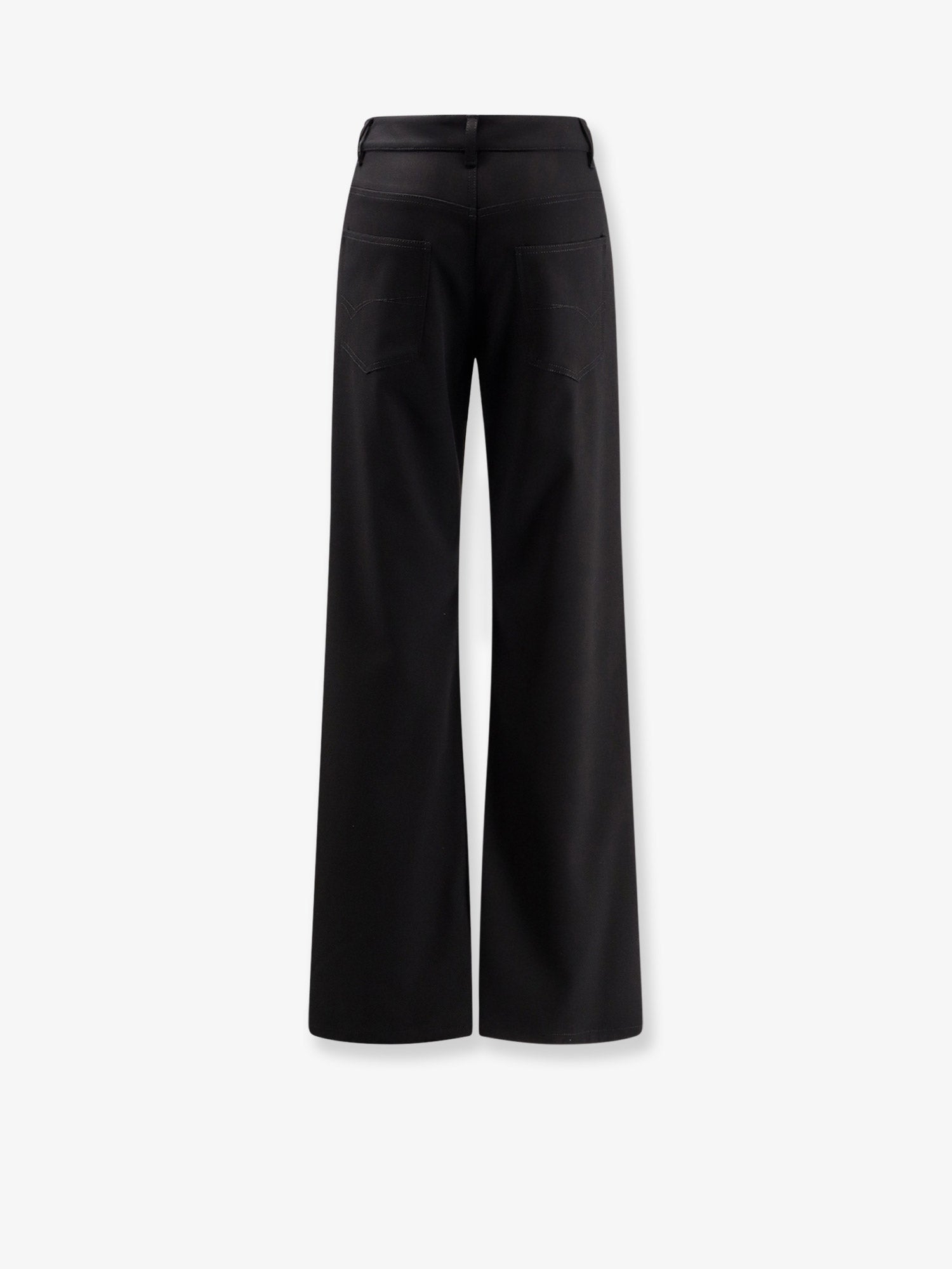 Balenciaga Women Stretch Wool Trousers