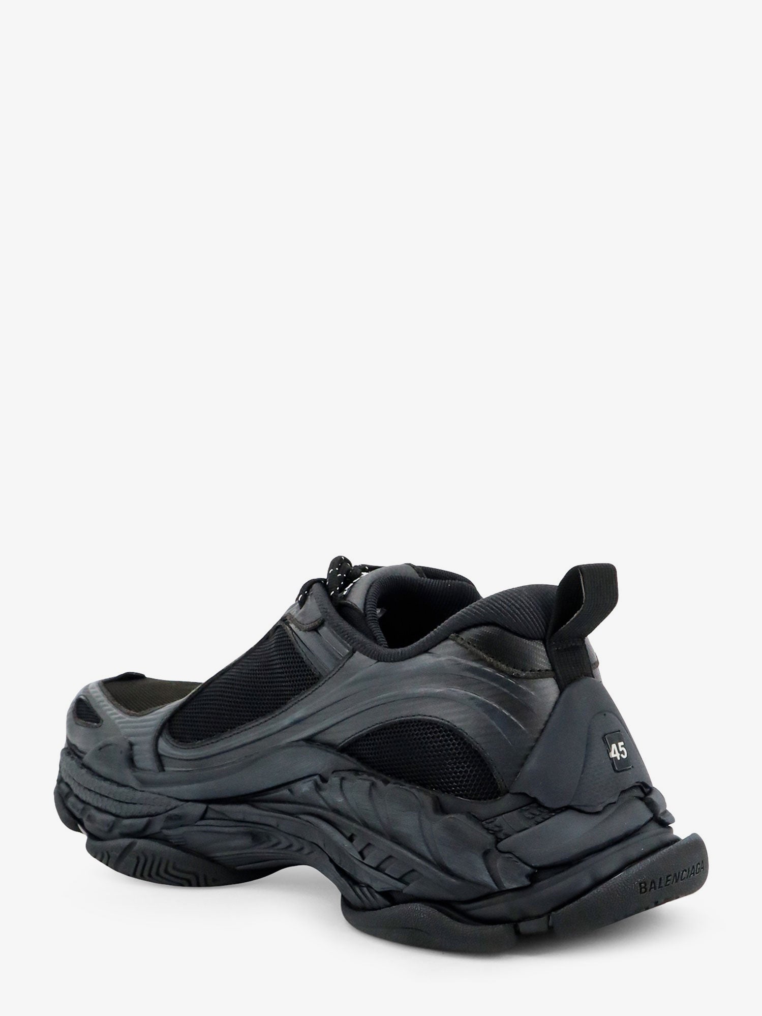 Balenciaga Men Triple S.2 Gradient Mesh Sneakers With Used-Effect Nylon Inserts