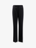 Balenciaga Women Slim Tailored Wool Trousers