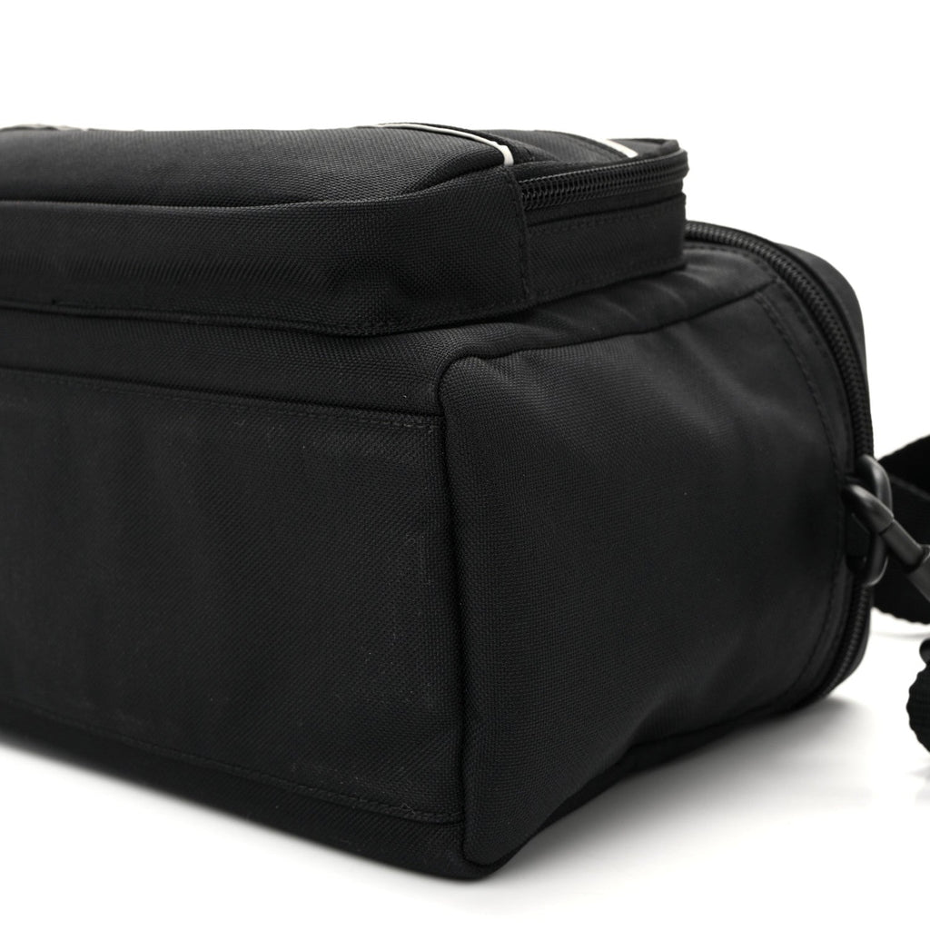 Nylon Logo Sport Camera Bag Black