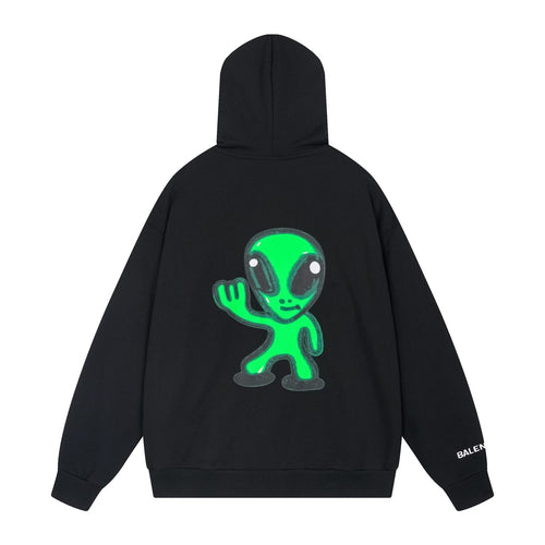 Balenciaga Alien Print Hoodie
