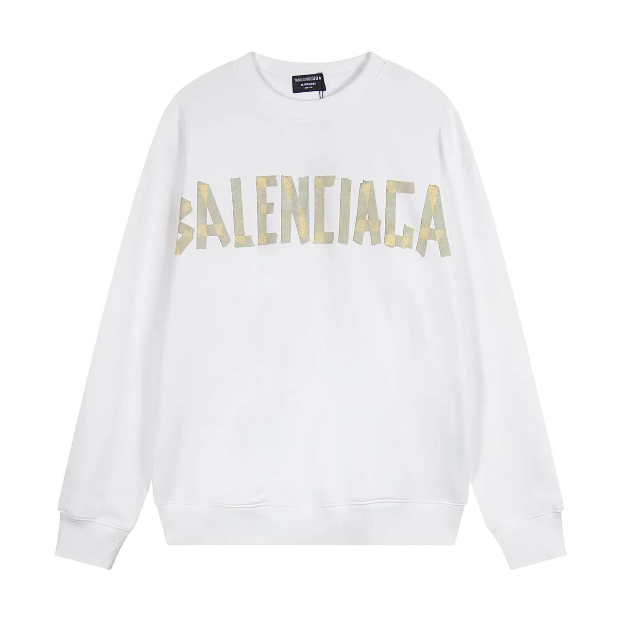 Balenciaga Men's Crew Neck Hoodie