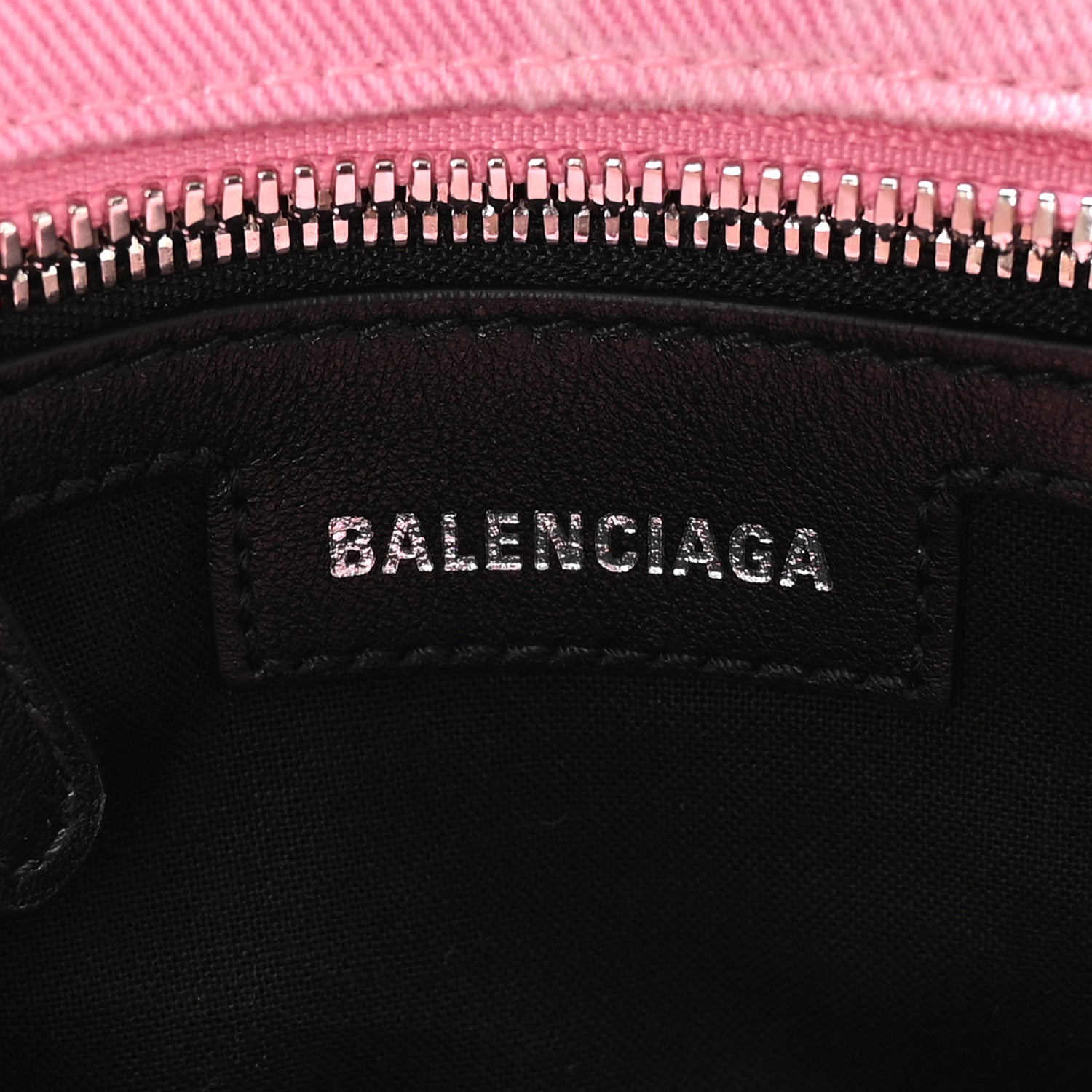 Denim BB Monogram Neo Cagole Handbag XS Pink