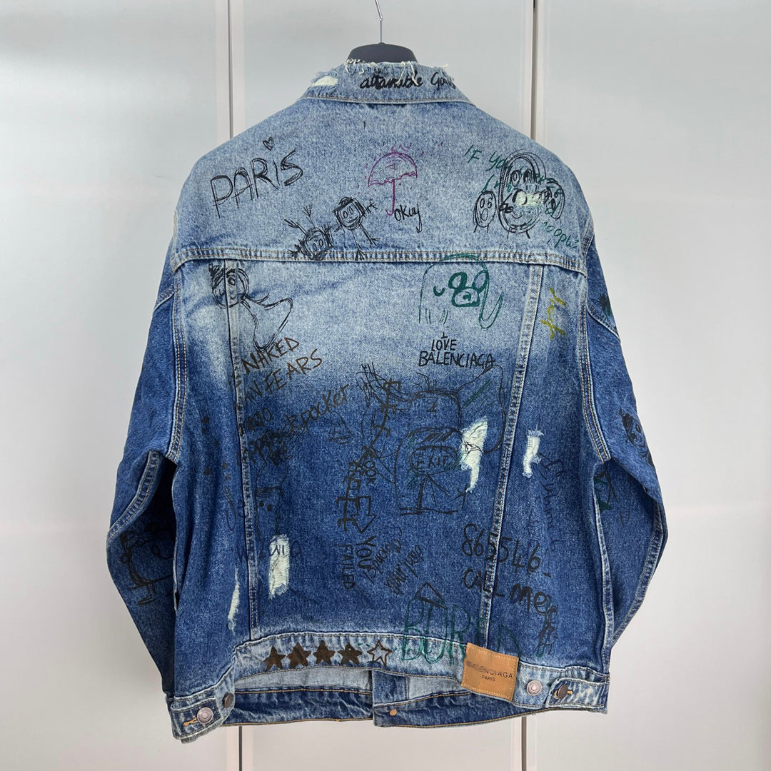 Balenciaga Men's Jacket Denim