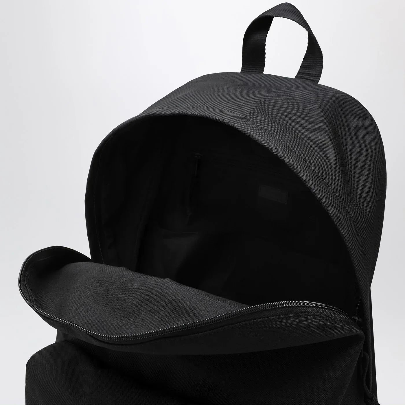 Balenciaga - Black Explorer backpack with logo patch