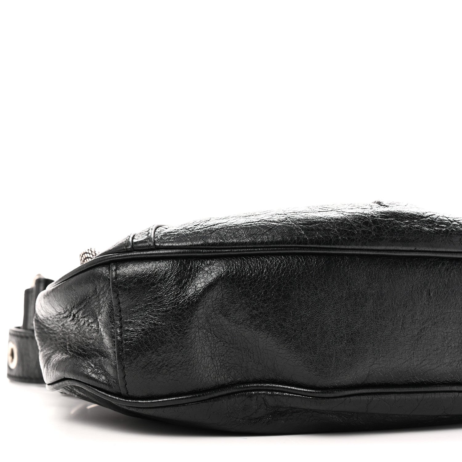 Agneau Arena Le Cagole Shoulder Bag XS Black