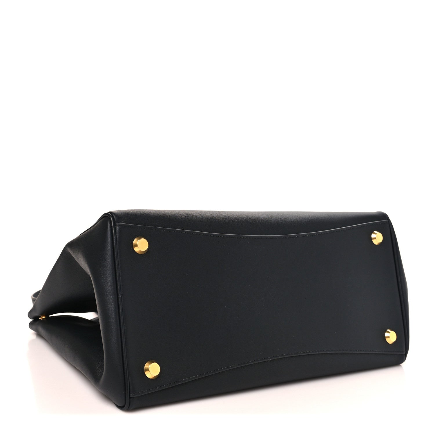 Smooth Calfskin Hampton Carry All Bag Black
