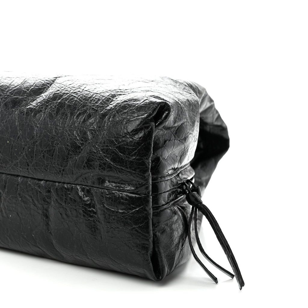 Agneau Arena Small Puffer Bag Black
