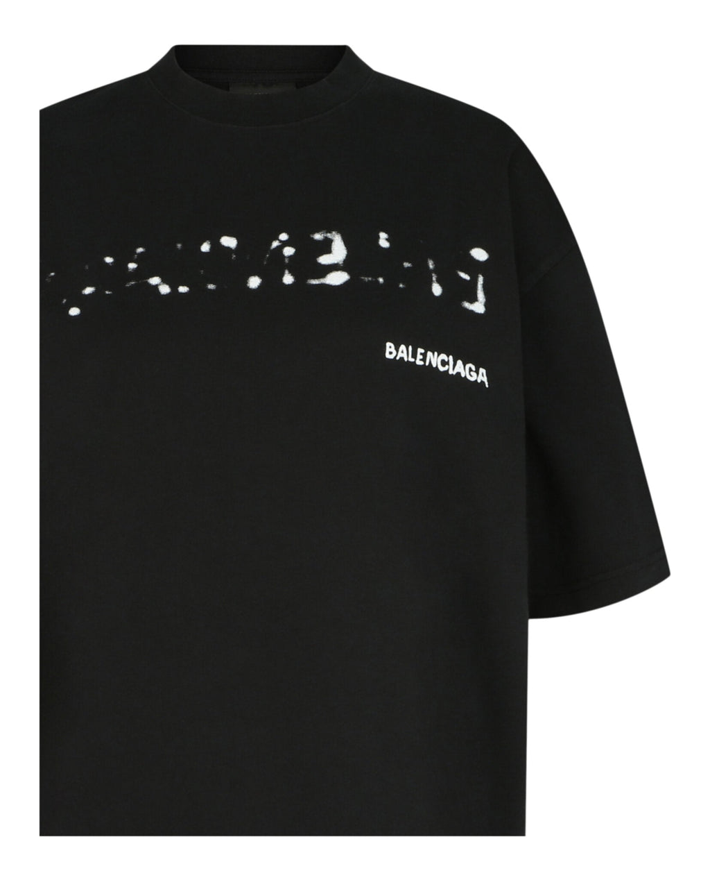Balenciaga Womens Oversized Hand Drawn T-Shirt