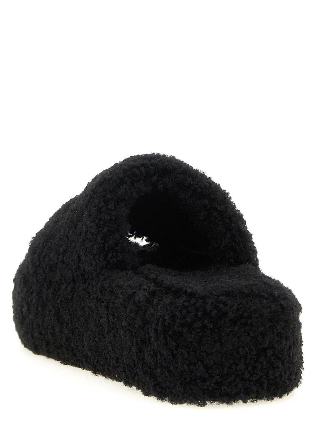 Balenciaga Women 'Furry Platform' Slides