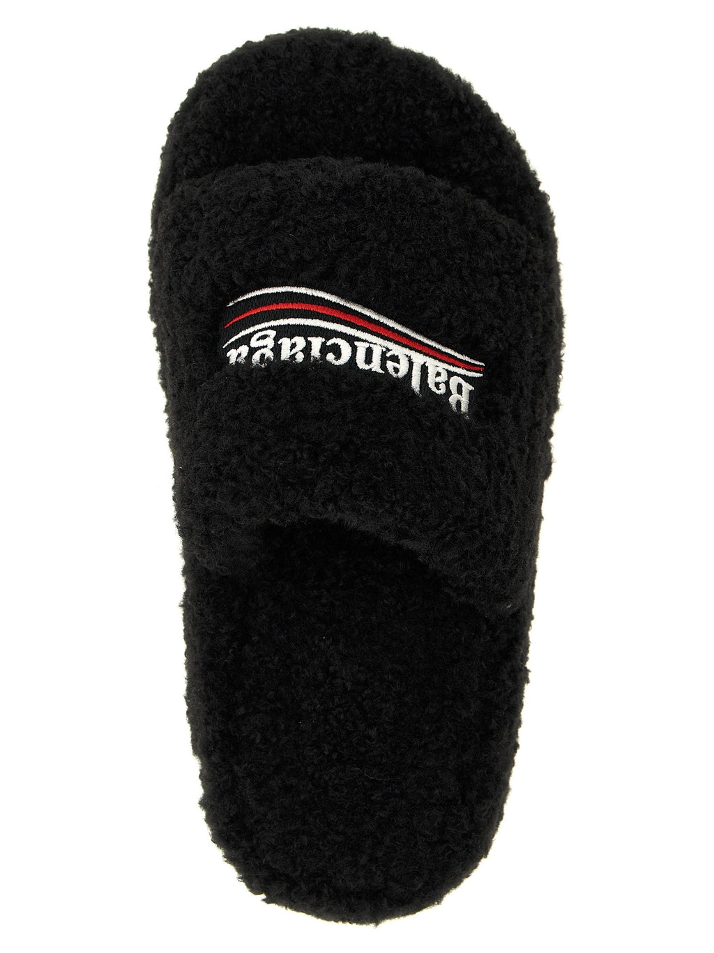 Balenciaga Women 'Furry Platform' Slides