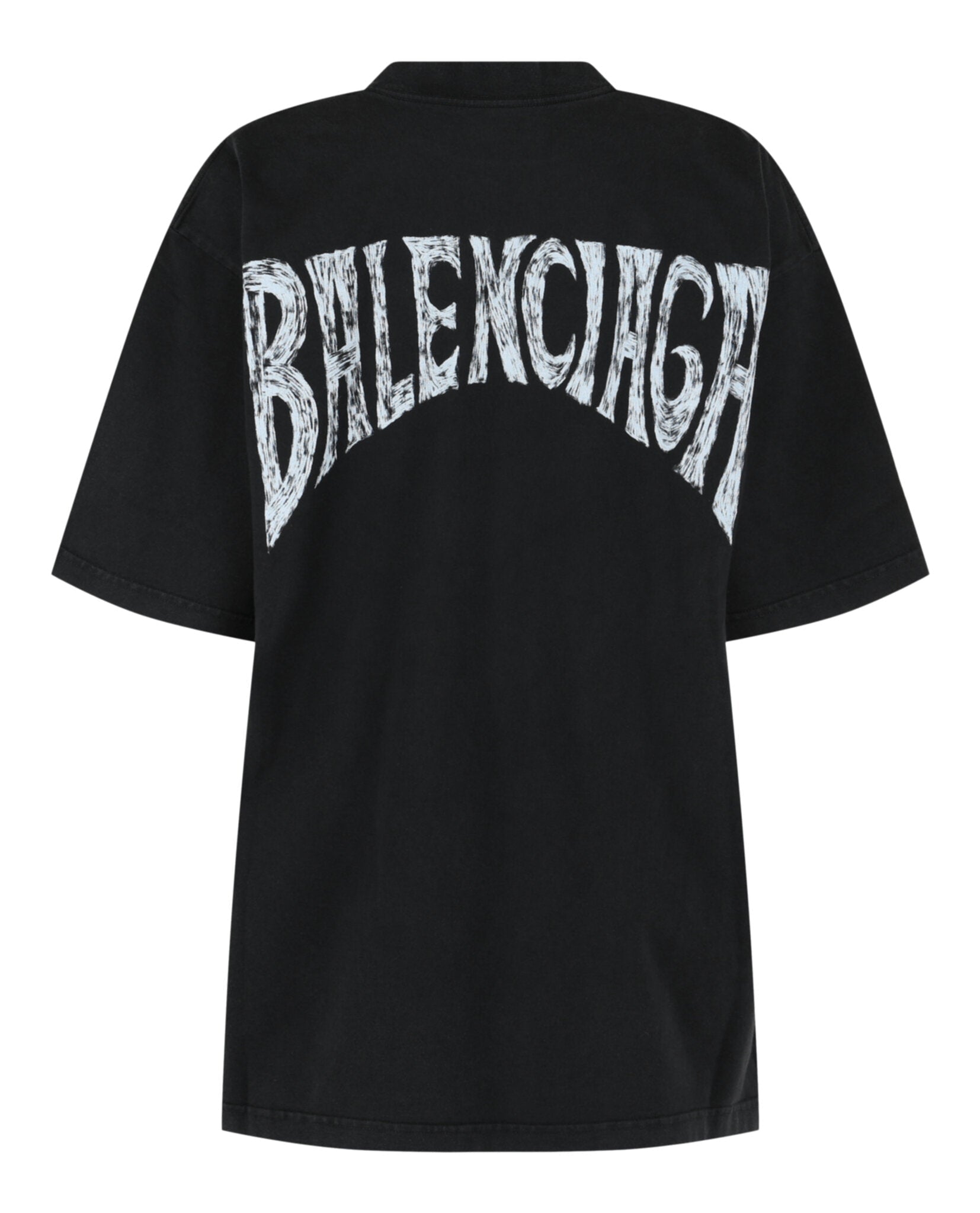 Balenciaga Womens Medium Fit Paris Tropical T-Shirt