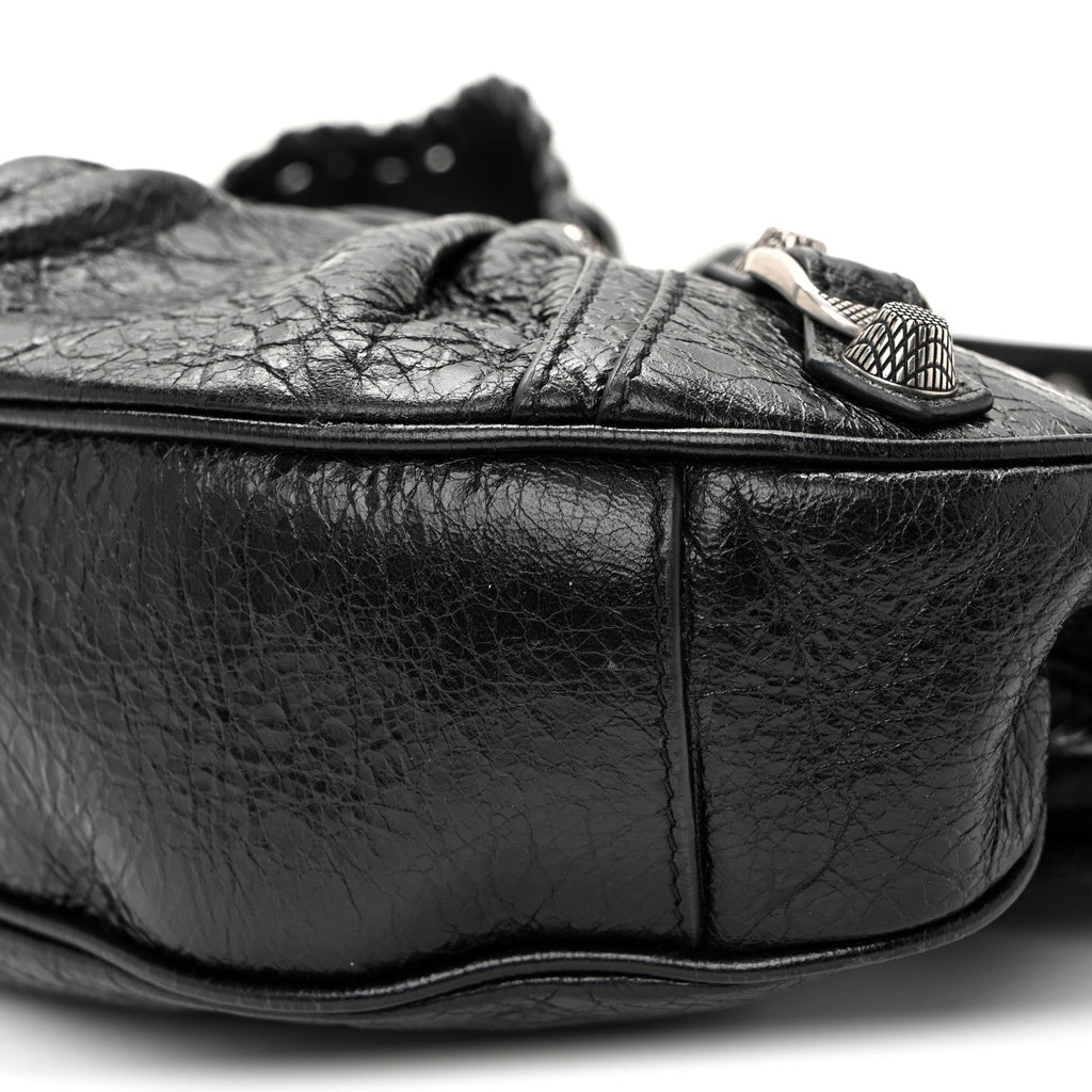 Agneau Arena Le Cagole Shoulder Bag XS Black