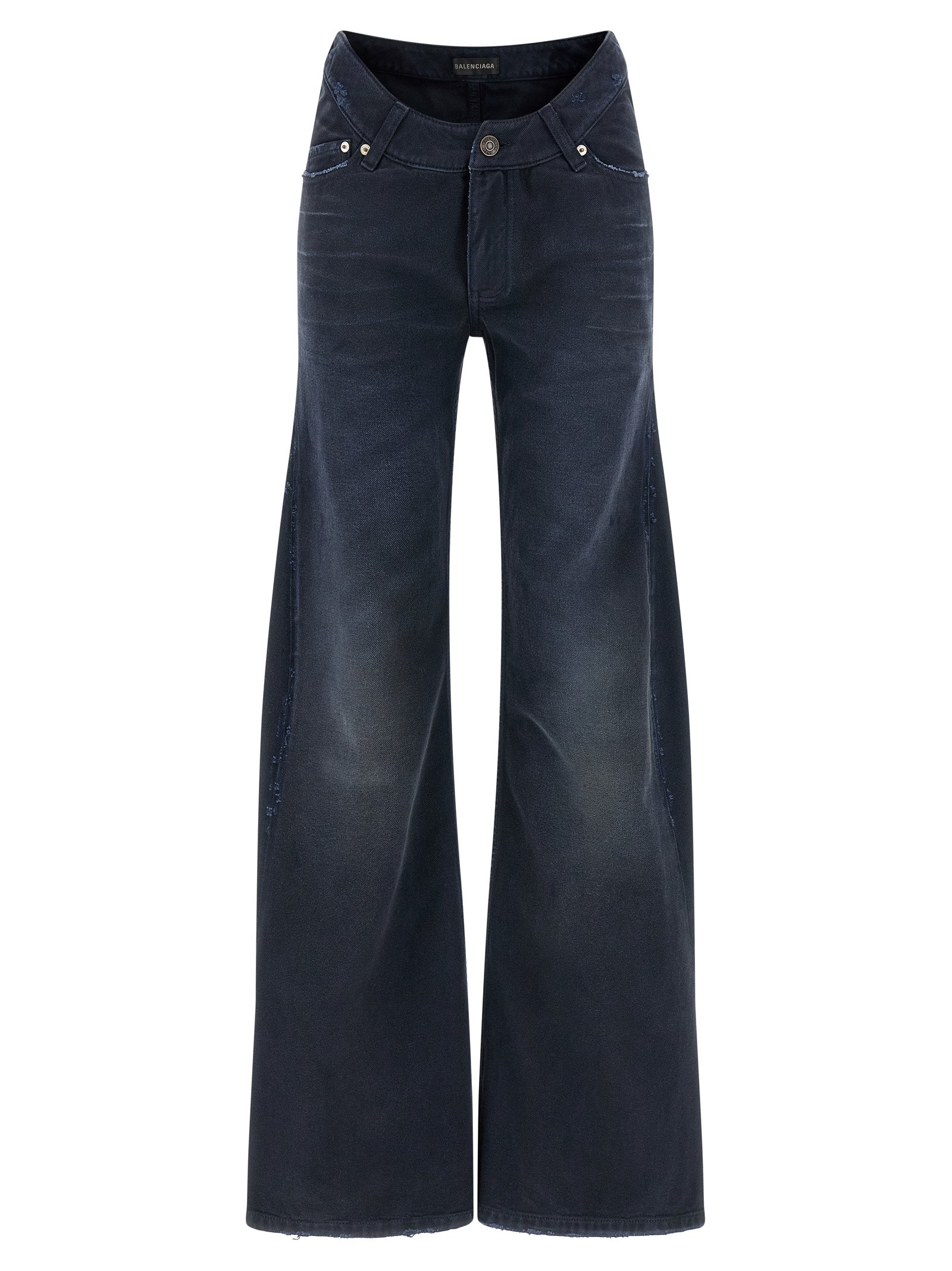 Balenciaga Women Curved Waist Jeans