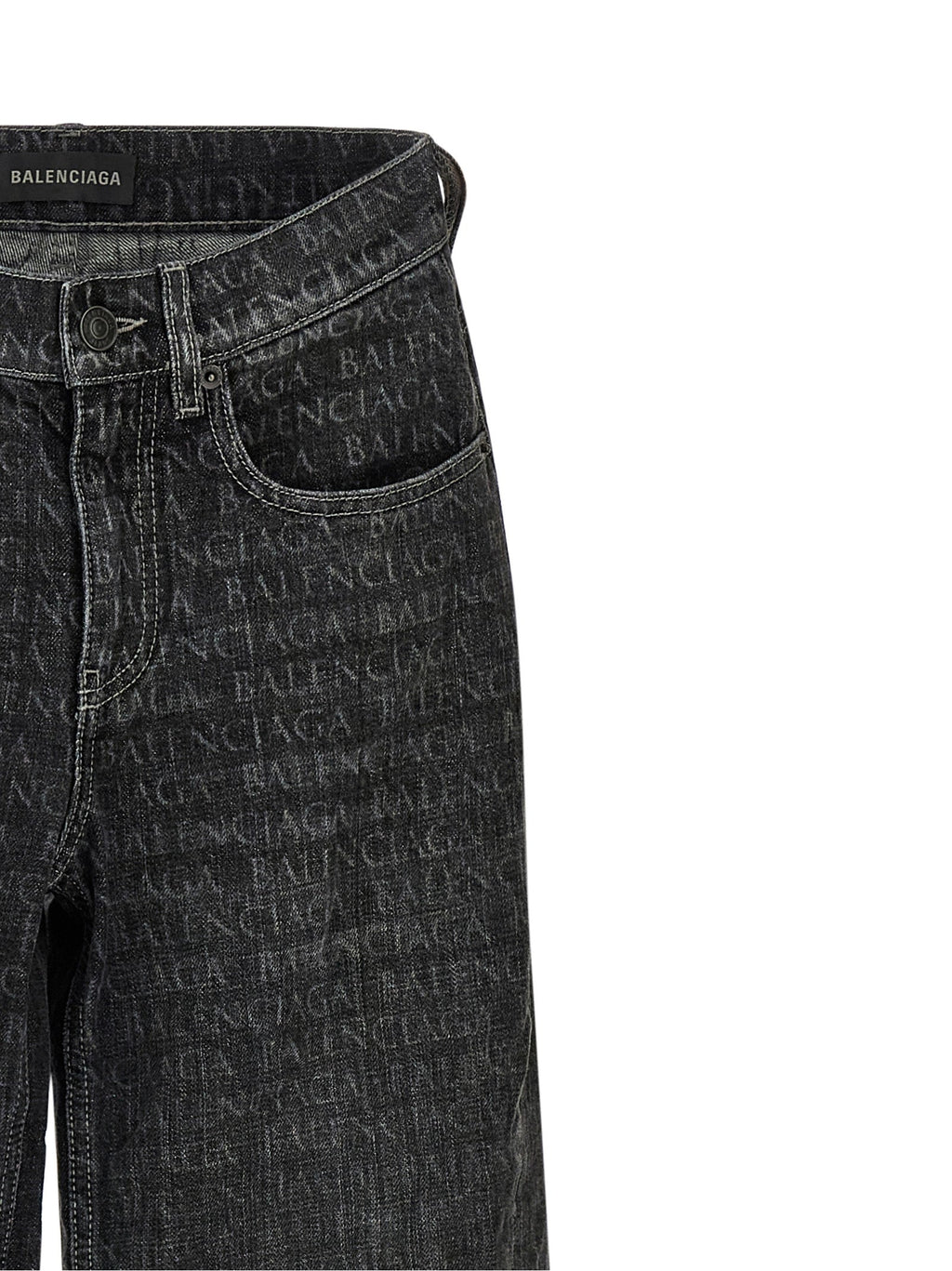Balenciaga Women Wide Leg Jeans