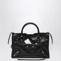 Balenciaga - Le City small lambskin leather bag in black