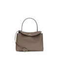 Gray Rodeo Calfskin Shoulder Bag