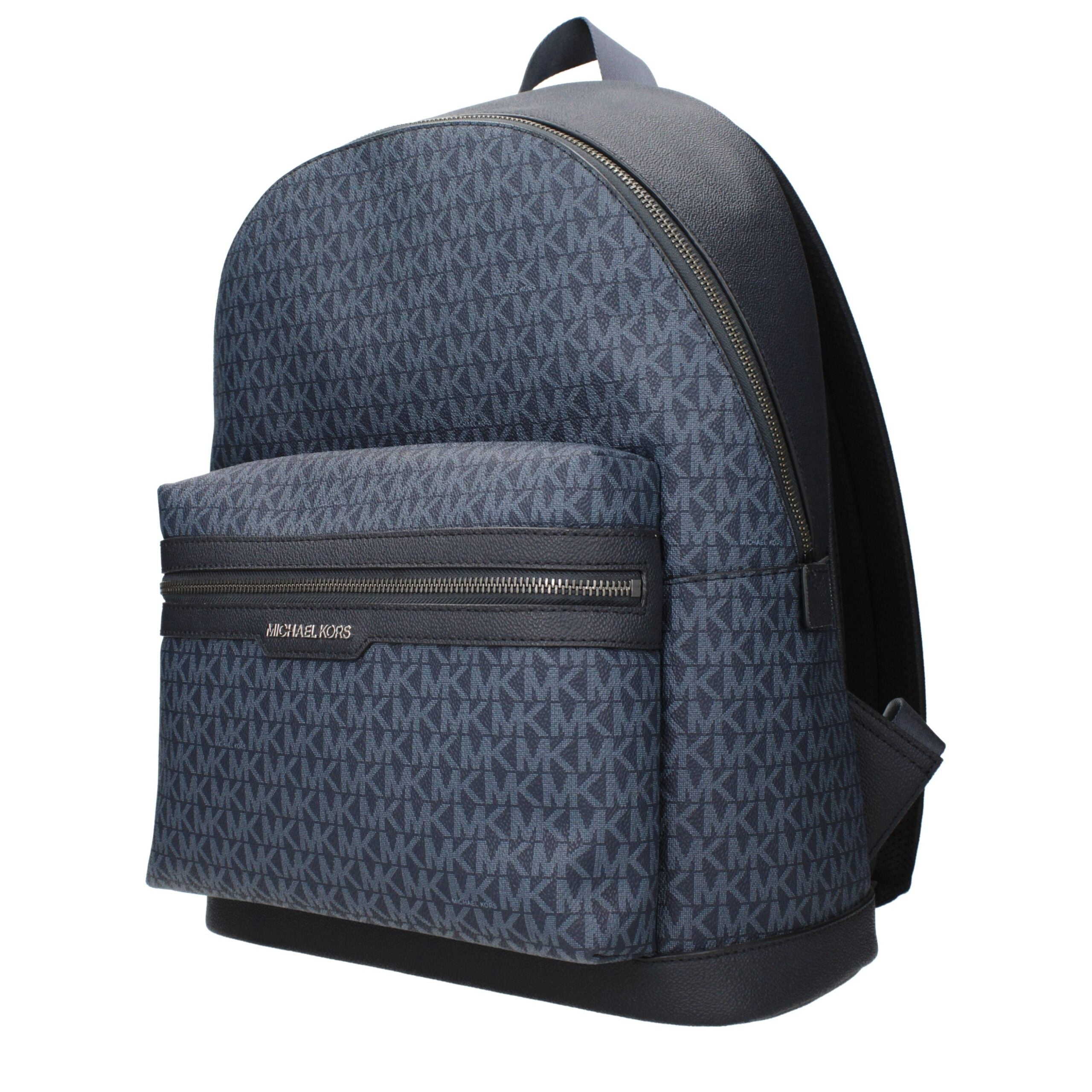 Blue Fabric Logo Backpack