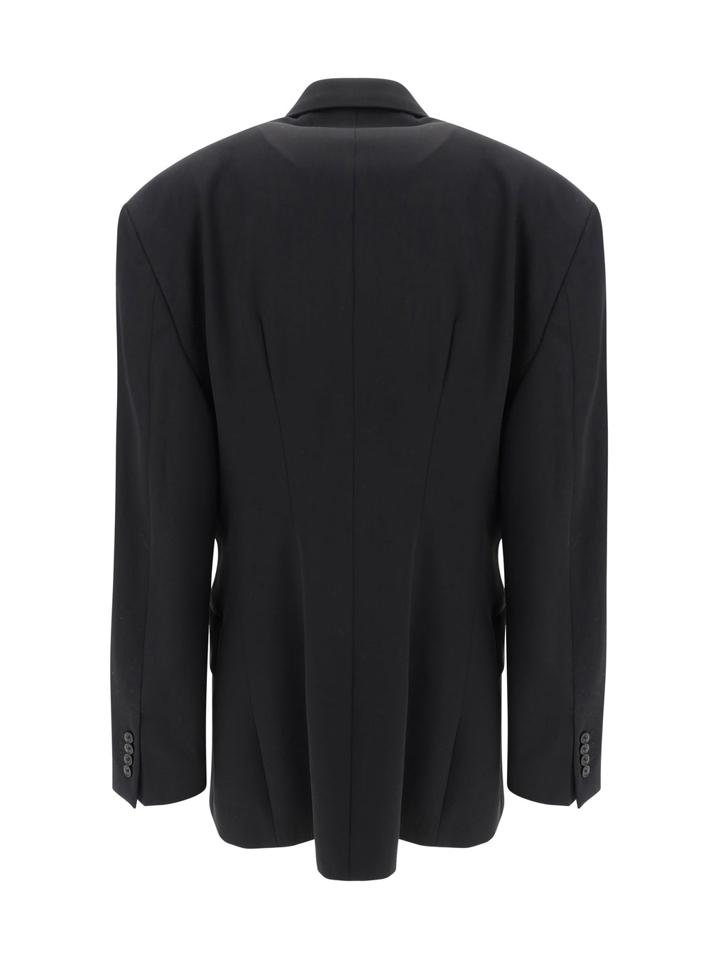 Balenciaga Wool Blazer Jacket Black Women