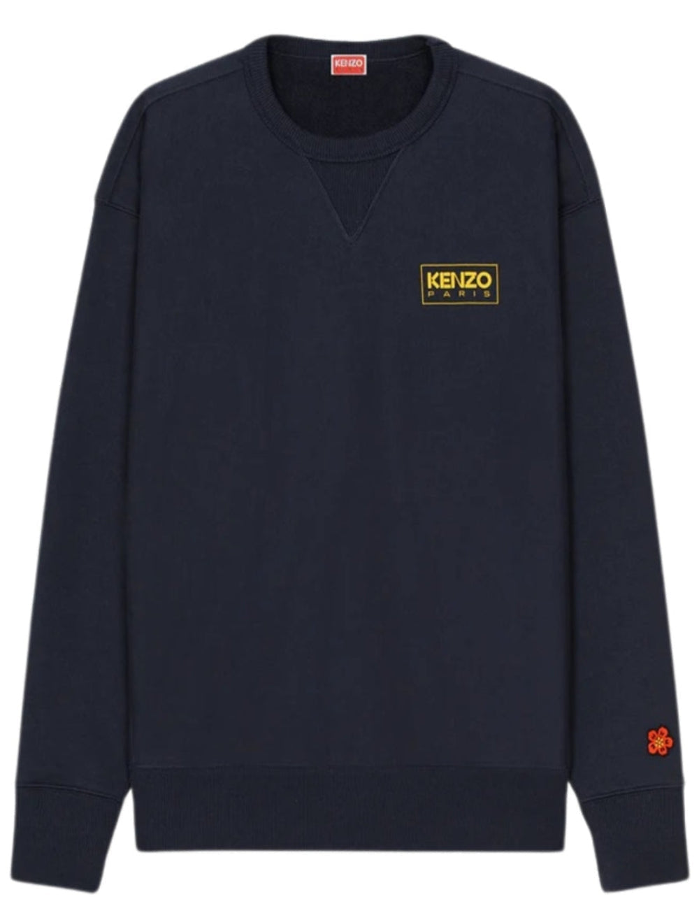 Kenzo Paris Outline Logo Navy Sweatshirt