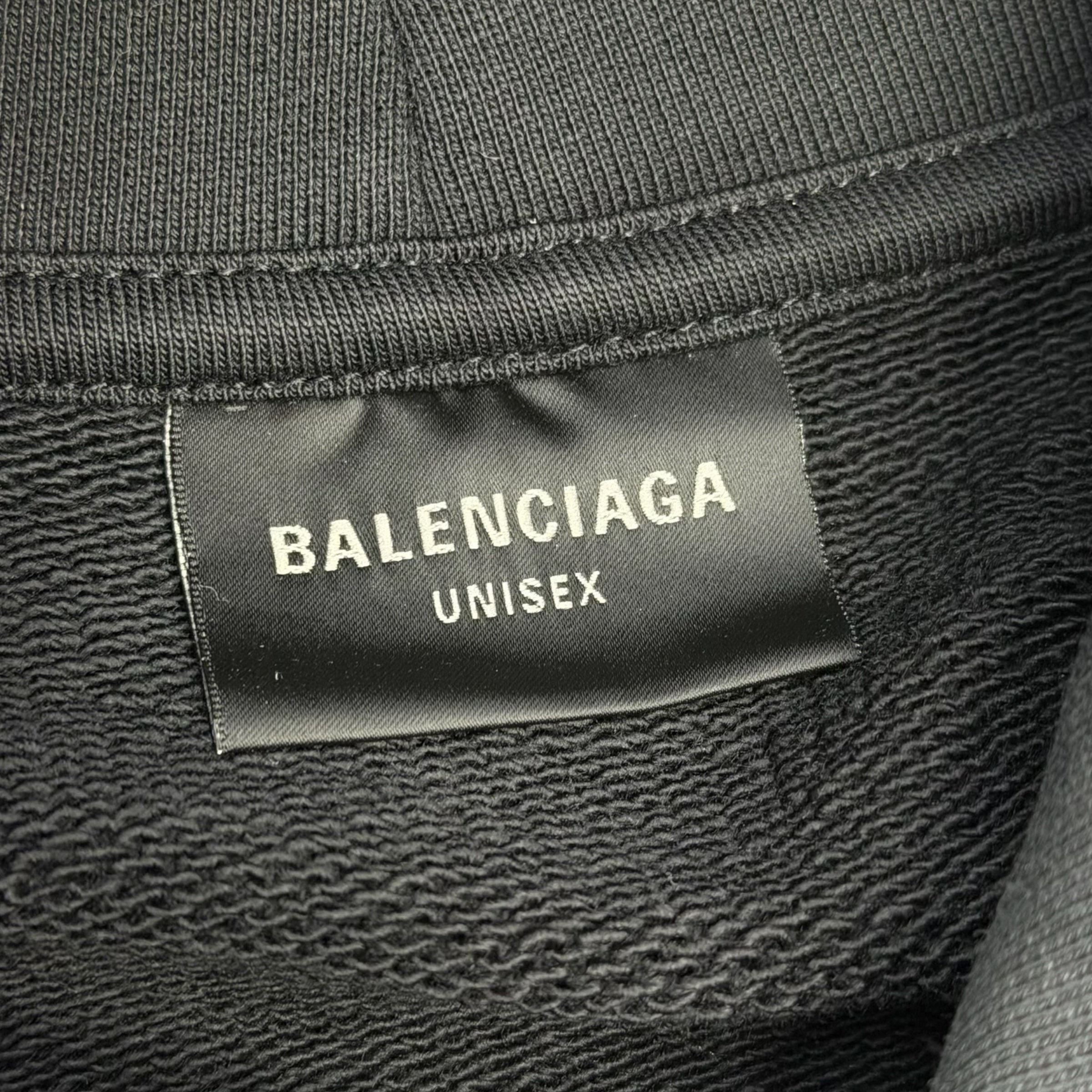 Balenciaga Paris Strass Cropped Hoodie 1 (L) Women