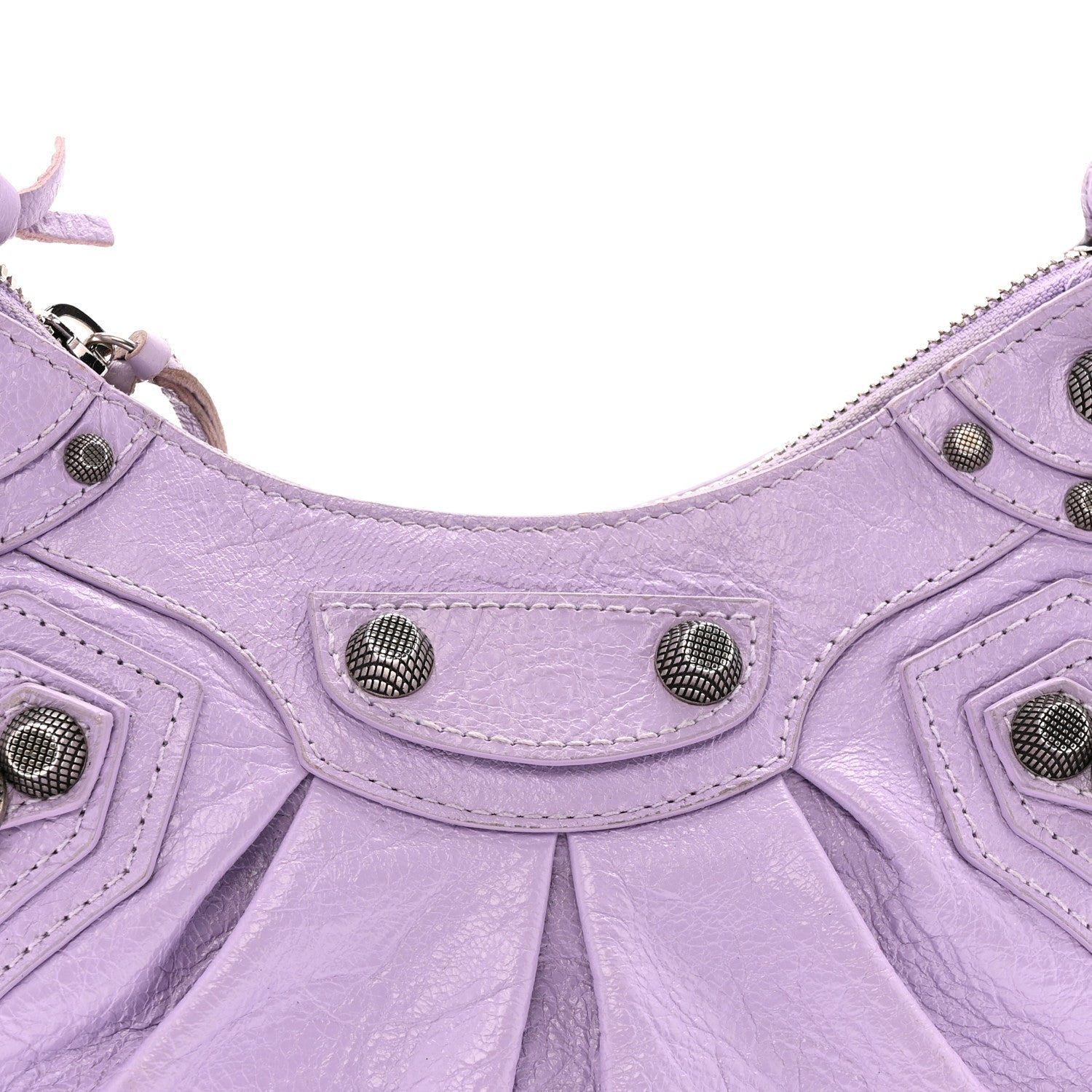 Agneau Arena Le Cagole Shoulder Bag XS Lilac