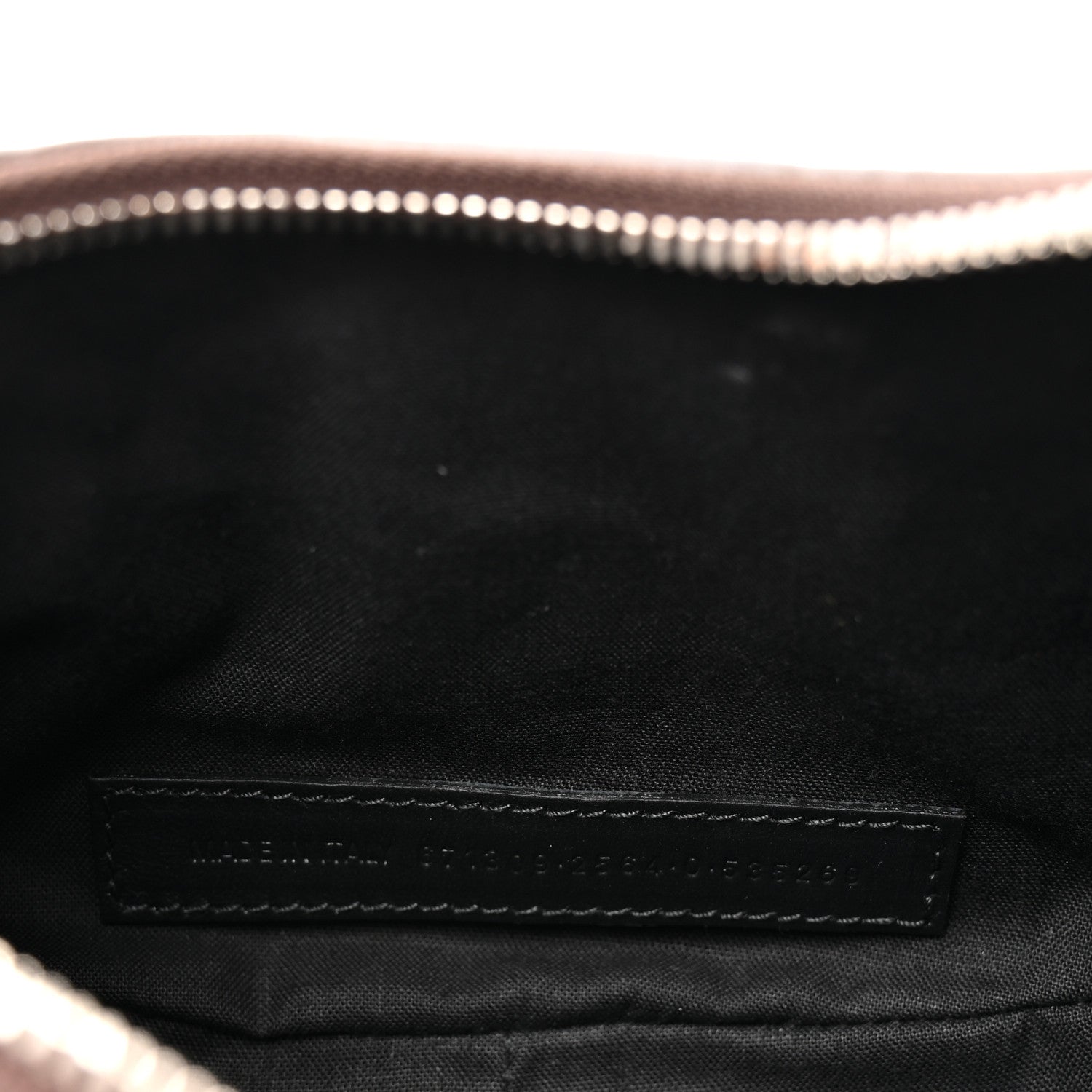 Metallic Agneau Arena Le Cagole Shoulder Bag XS Dark Bronze