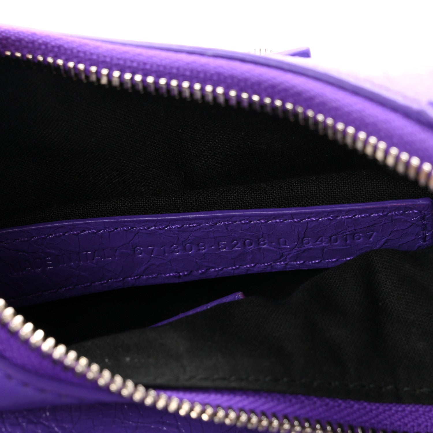Agneau Arena Le Cagole Shoulder Bag XS Purple