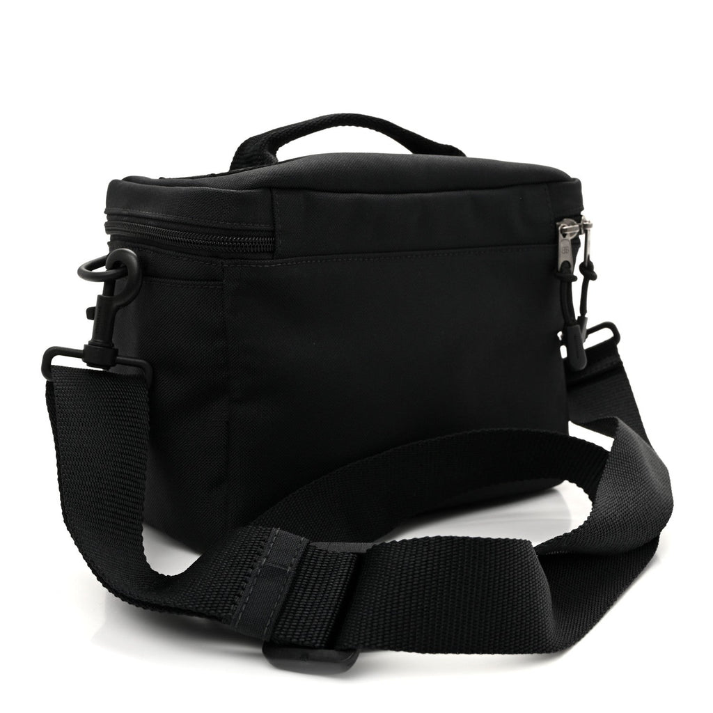 Nylon Logo Sport Camera Bag Black