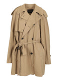 Balenciaga Women Cropped Trench Coat