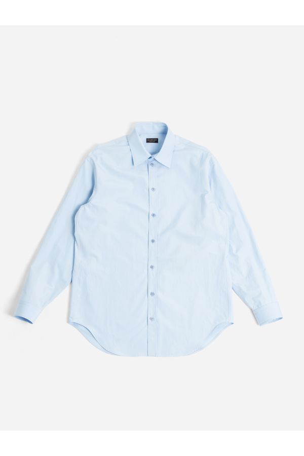 Balenciaga Standard Shirt — Blue Men Shirt