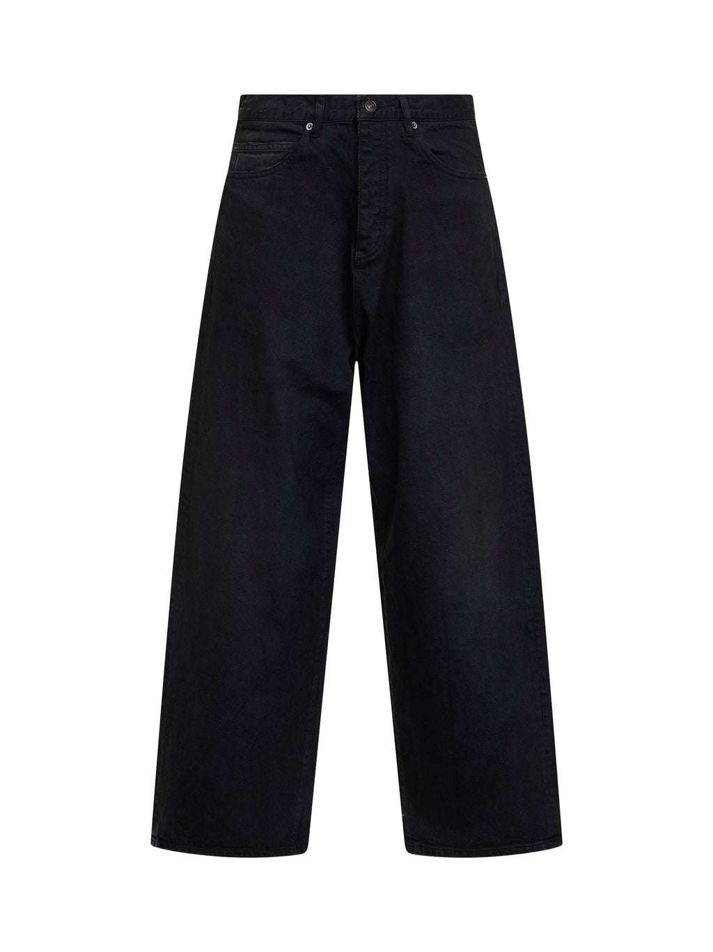 Balenciaga Men Black Organic Japanese Denim Casual Jeans