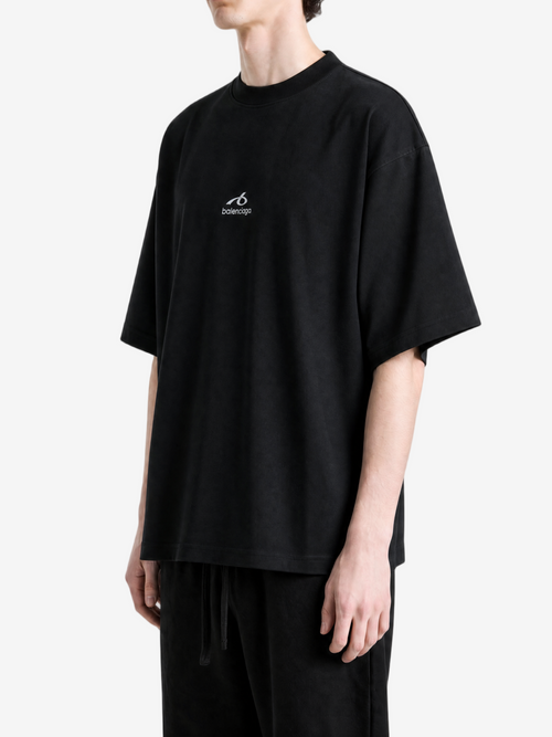 BALENCIAGA - Men Medium Fit Tech Logo T-Shirt